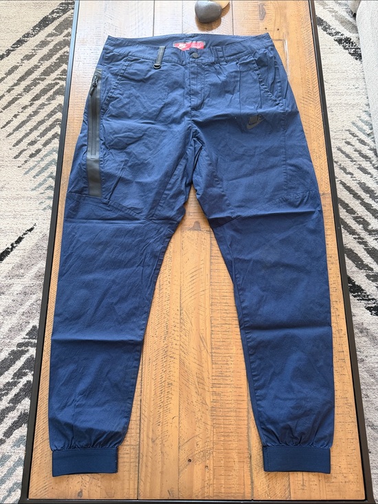 Nike Other - MENS 34 NIKE TECH WOVEN BONDED JOGGER PANTS CARGO BLUE